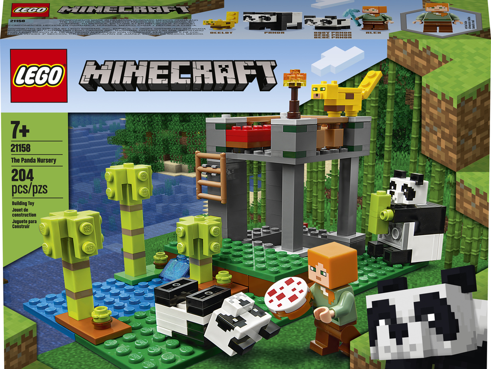 Minecraft lego panda sale set