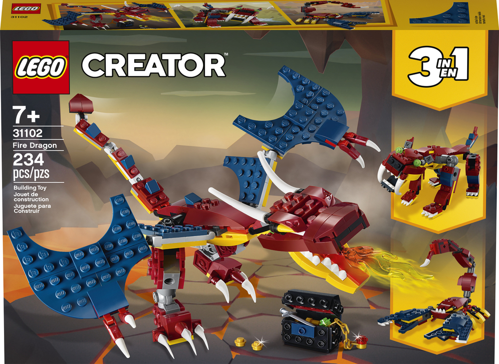 Lego wings sales of fire dragons