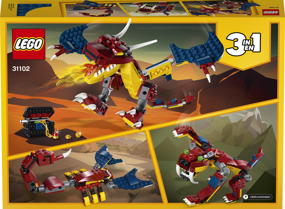 Creator lego dragon new arrivals
