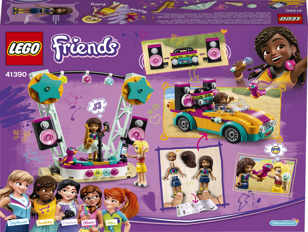 Lego andrea's best sale car and stage