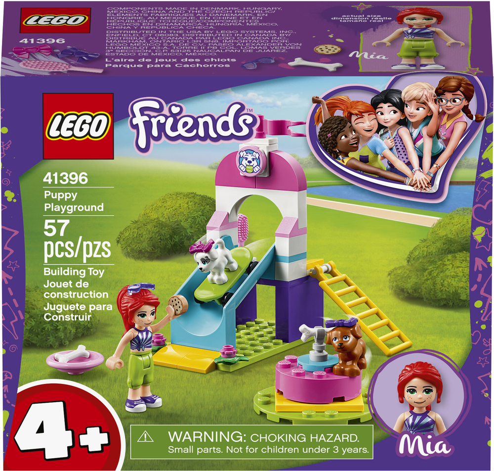 Lego friends puppy playground store