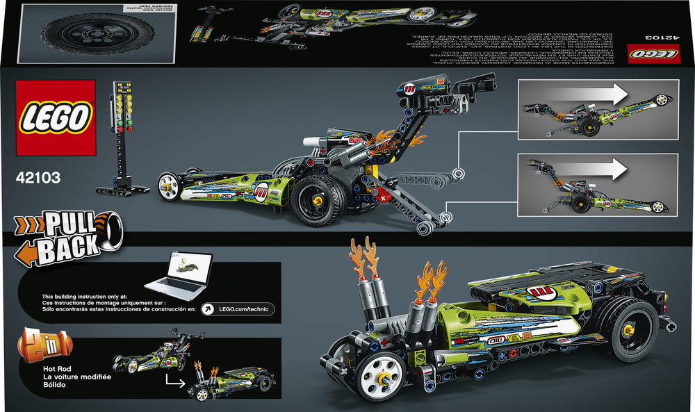 Lego technic 42103 online hot rod instructions