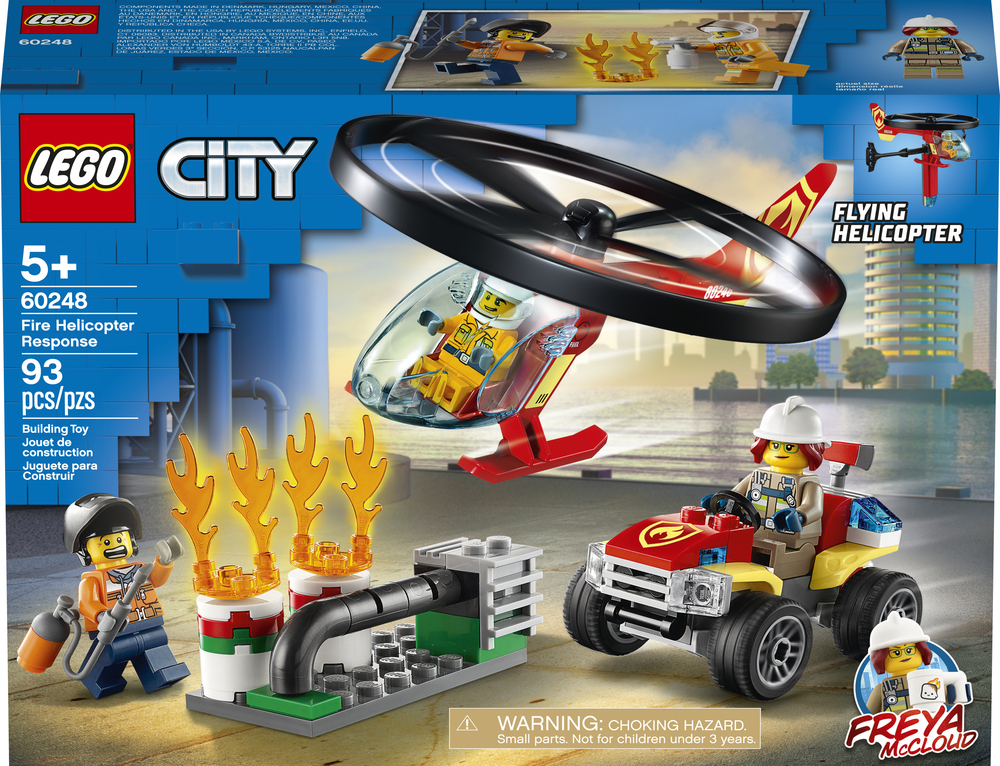 Lego City Fire Rescue Helicopter Tom s Toys