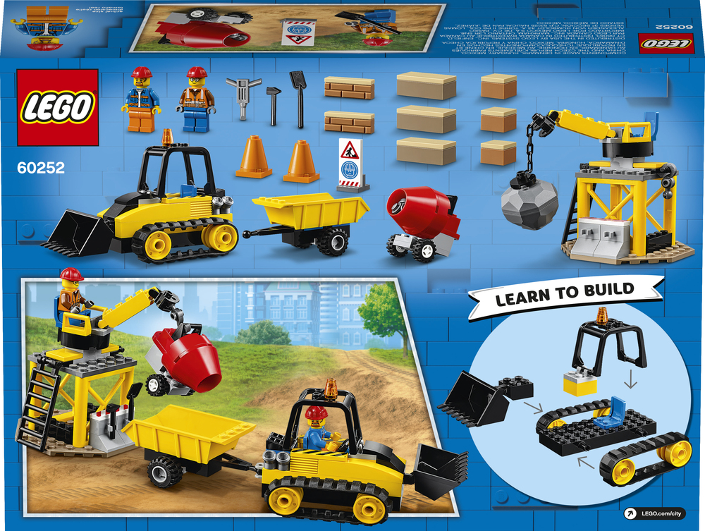Gætte betaling nedenunder Lego City CONSTRUCTION BULLDOZER - Tom's Toys