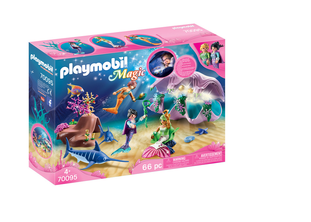 opretholde fætter Sammenligning PLAYMOBIL MERMAID PEARL SHELL NIGHT LIGHT - Tom's Toys