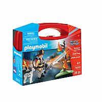 PLAYMOBIL CITY ACTION FIRE RESCUE CARRY CASE