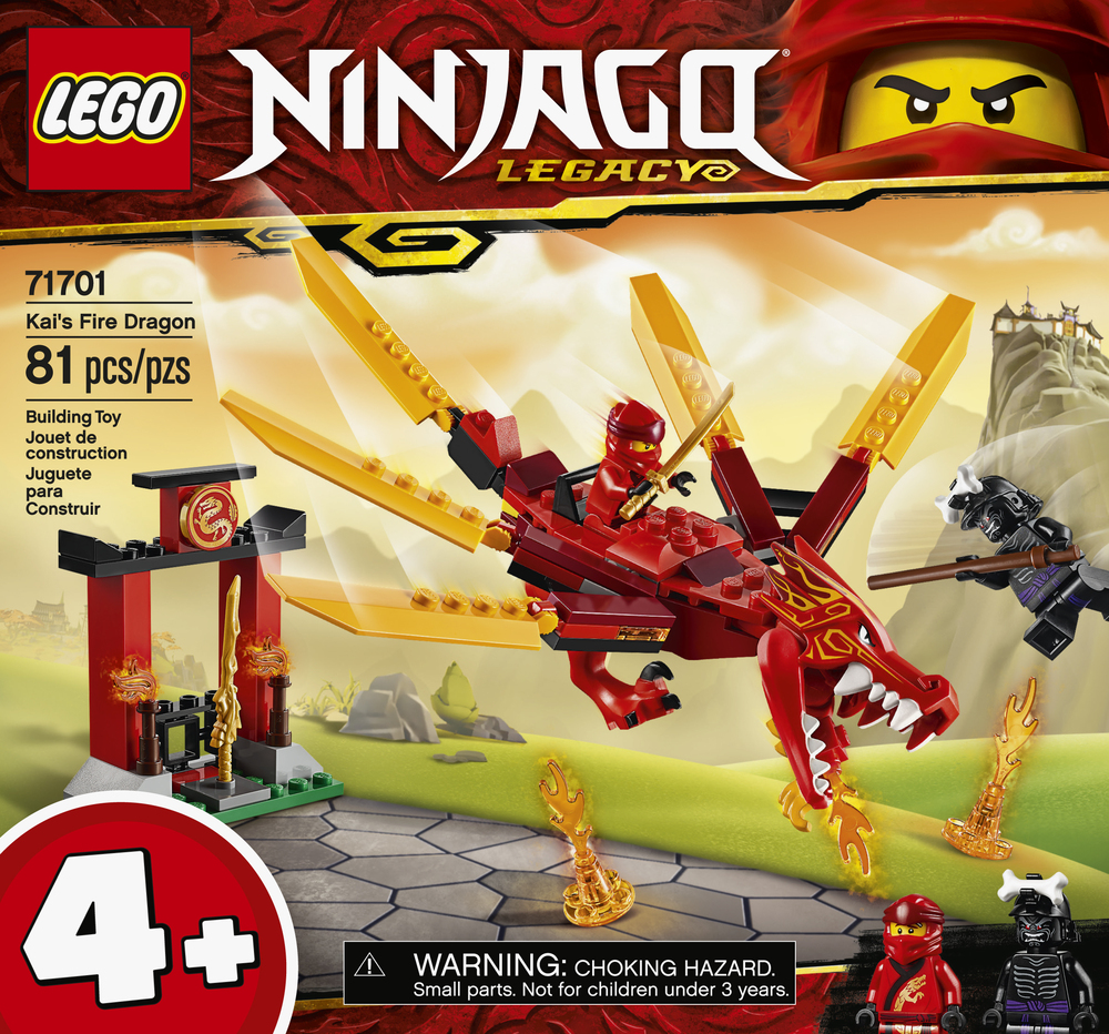 hø Drejning planer Lego Ninjago Kai's Fire Dragon - Tom's Toys