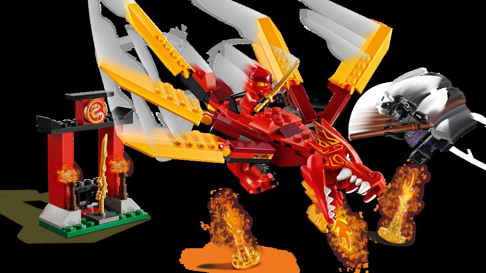 Lego ninjago kai's fire dragon best sale