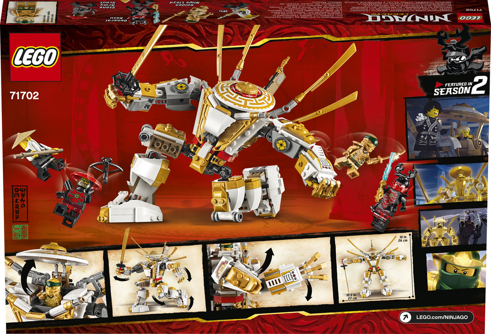 Lego ninjago hotsell the golden mech