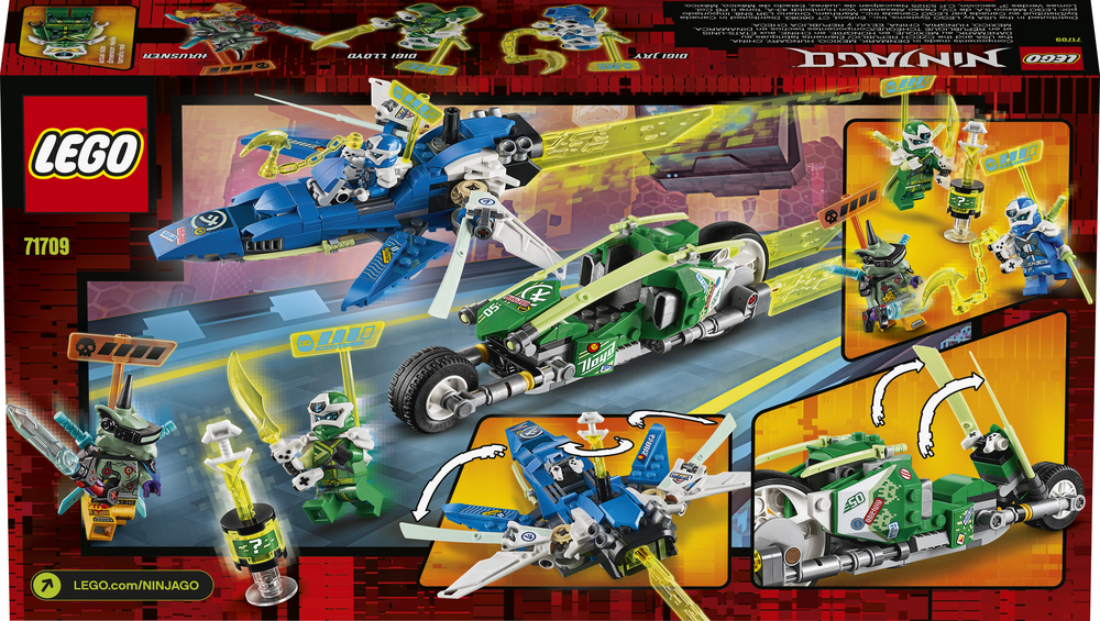 Lego ninjago jay & lloyd's velocity racers 2025