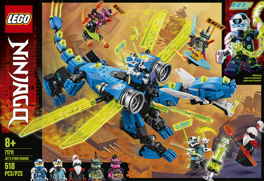 Ninjago jay's cyber dragon outlet