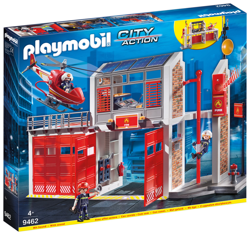 PLAYMOBIL CITY ACTION FIRE STATION - Tom's Toys