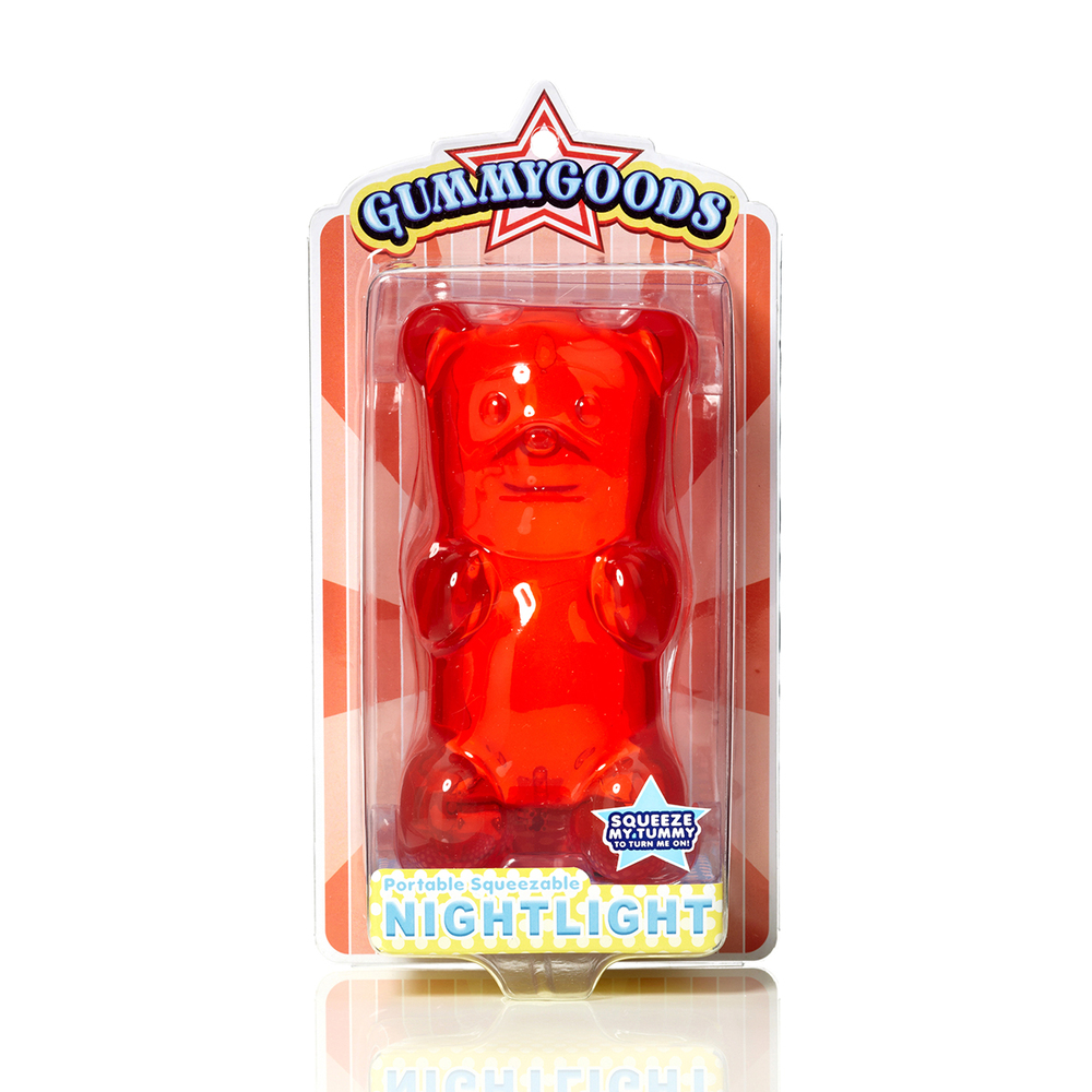 Gummy Lamp Night Light - Red - Tom's Toys